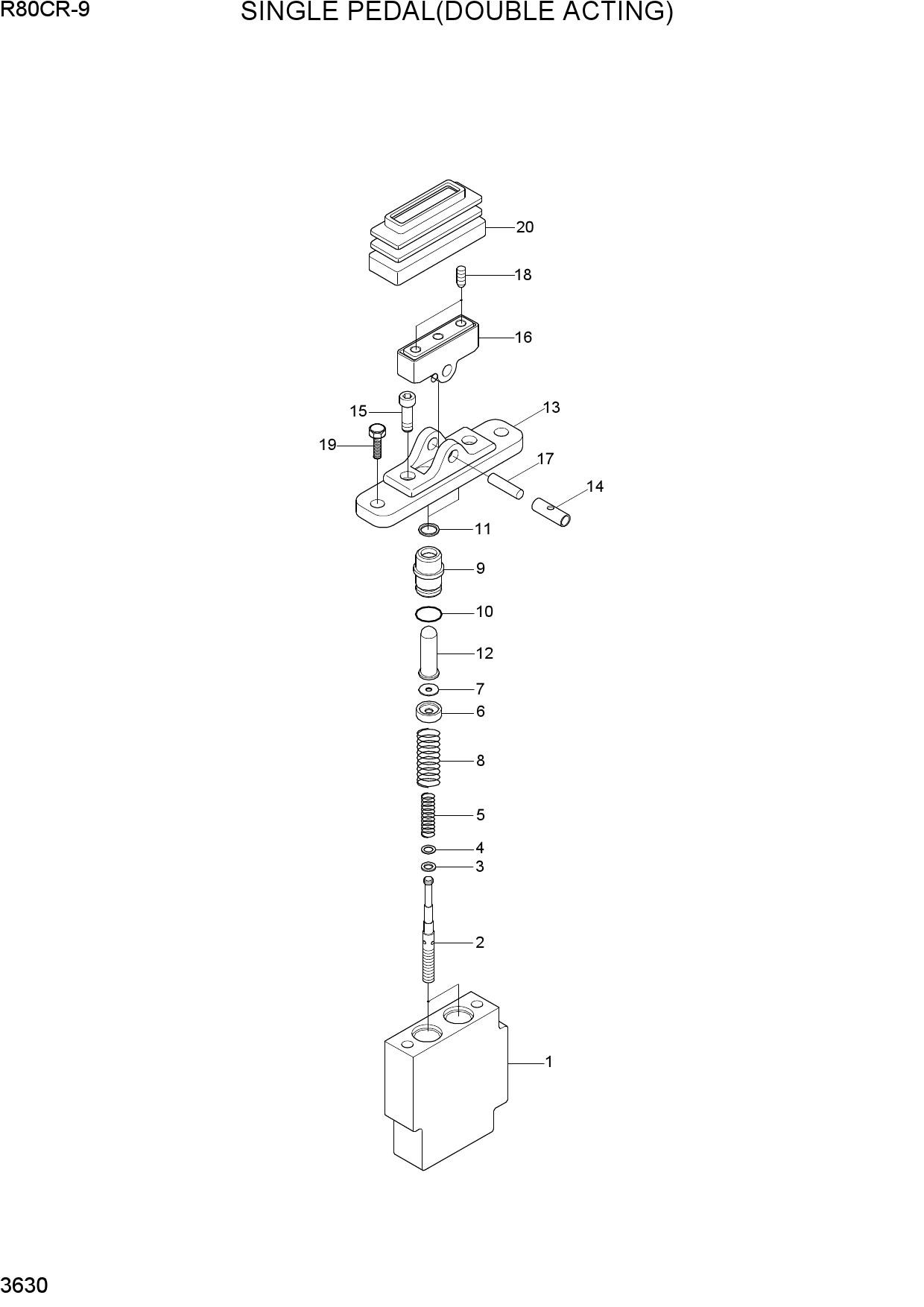 SINGLE PEDAL(DOUBLE ACTING)