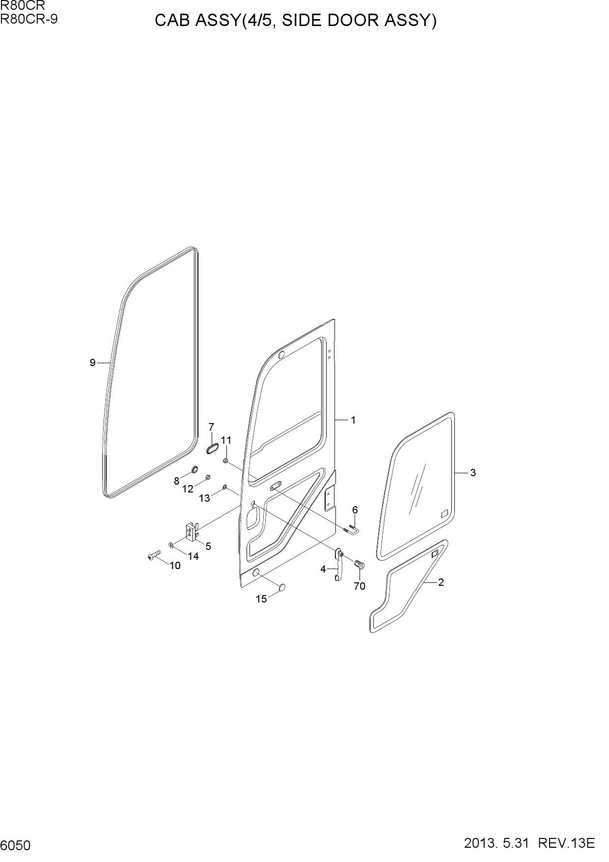CAB ASSY(4/5, SIDE DOOR ASSY)