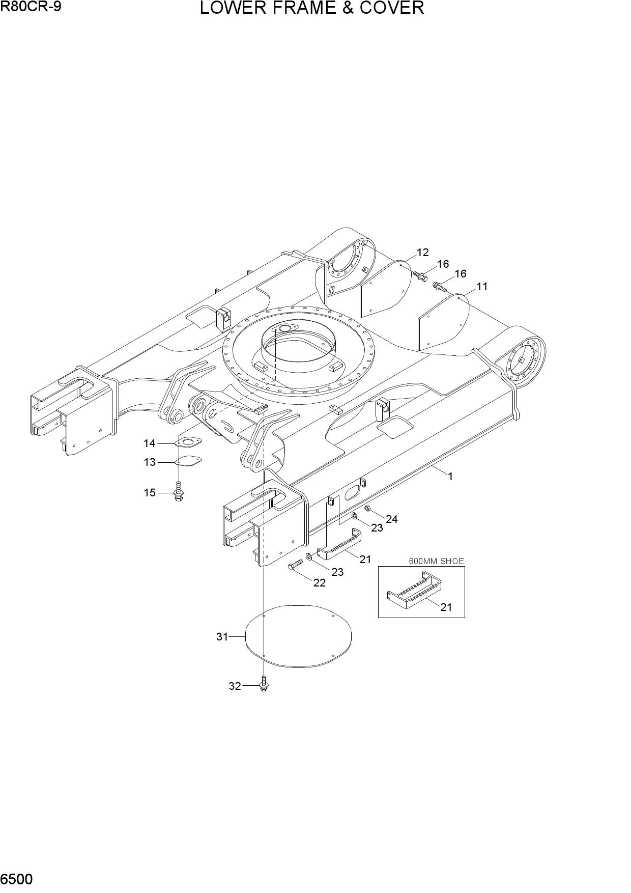 LOWER FRAME & COVER