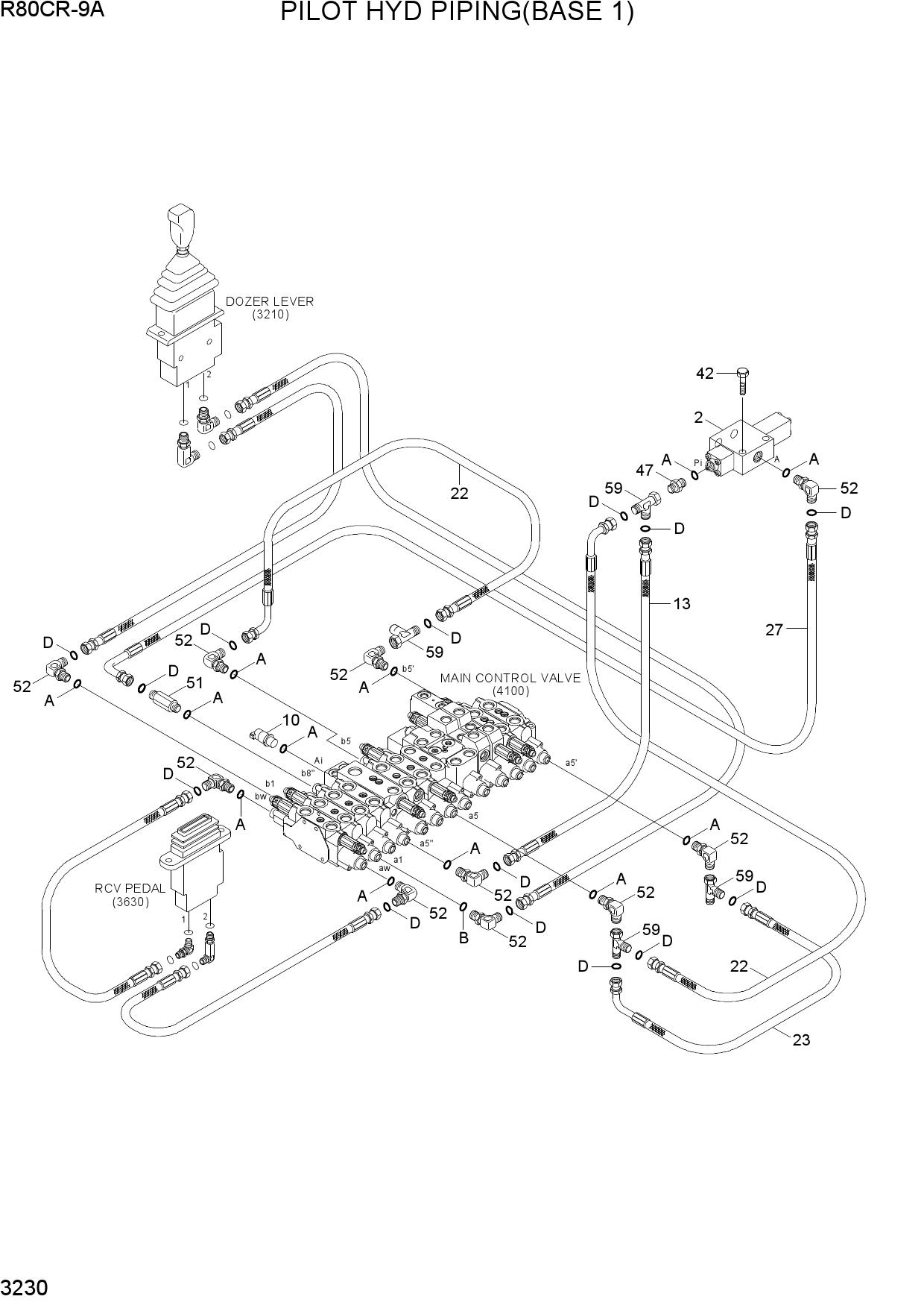 PILOT HYD PIPING(BASE 1)