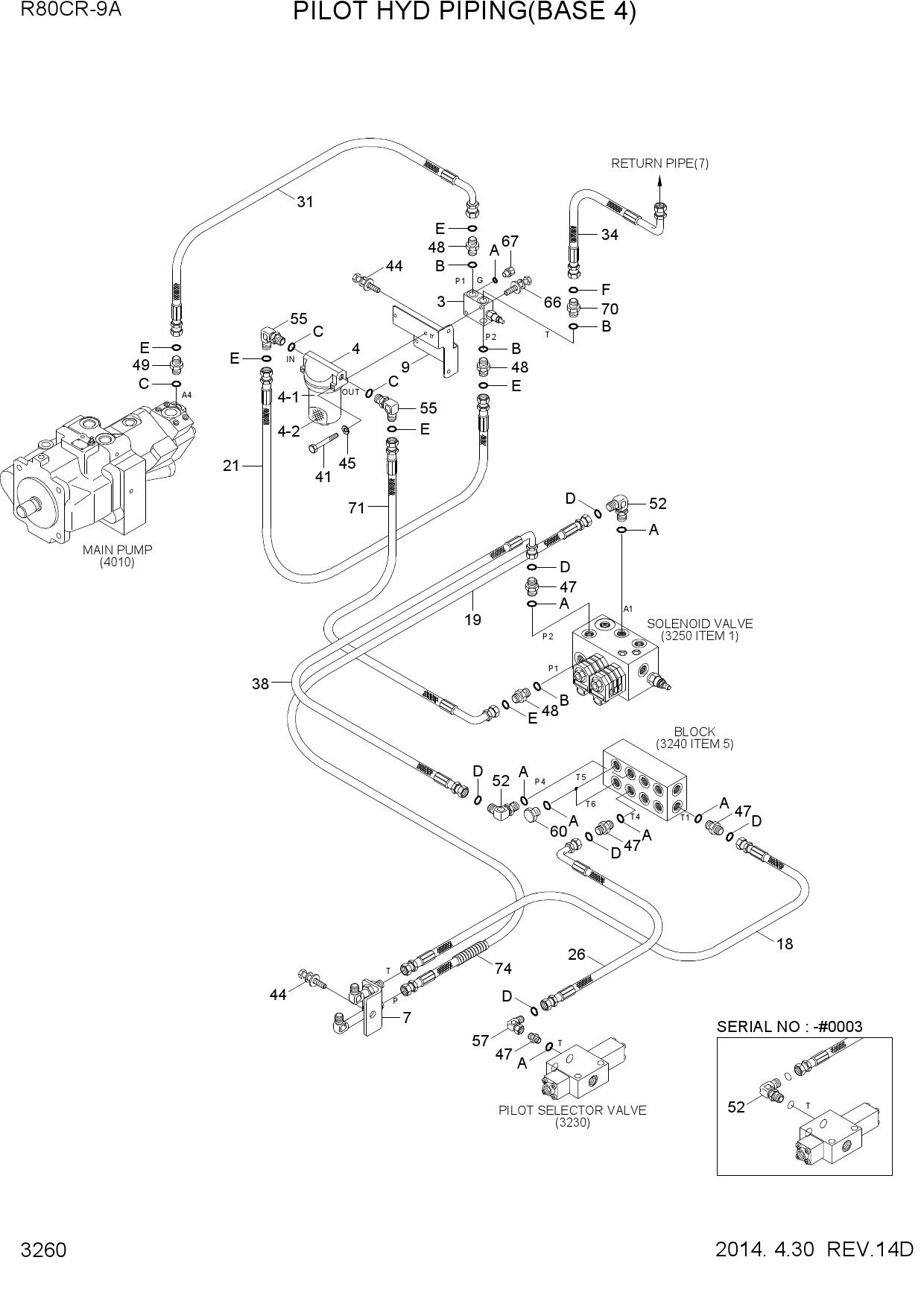 PILOT HYD PIPING(BASE 4)