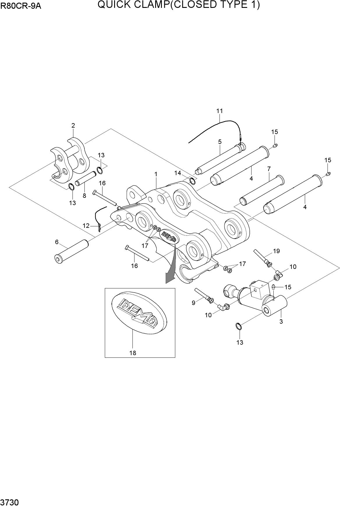 QUICK CLAMP(CLOSED TYPE 1)