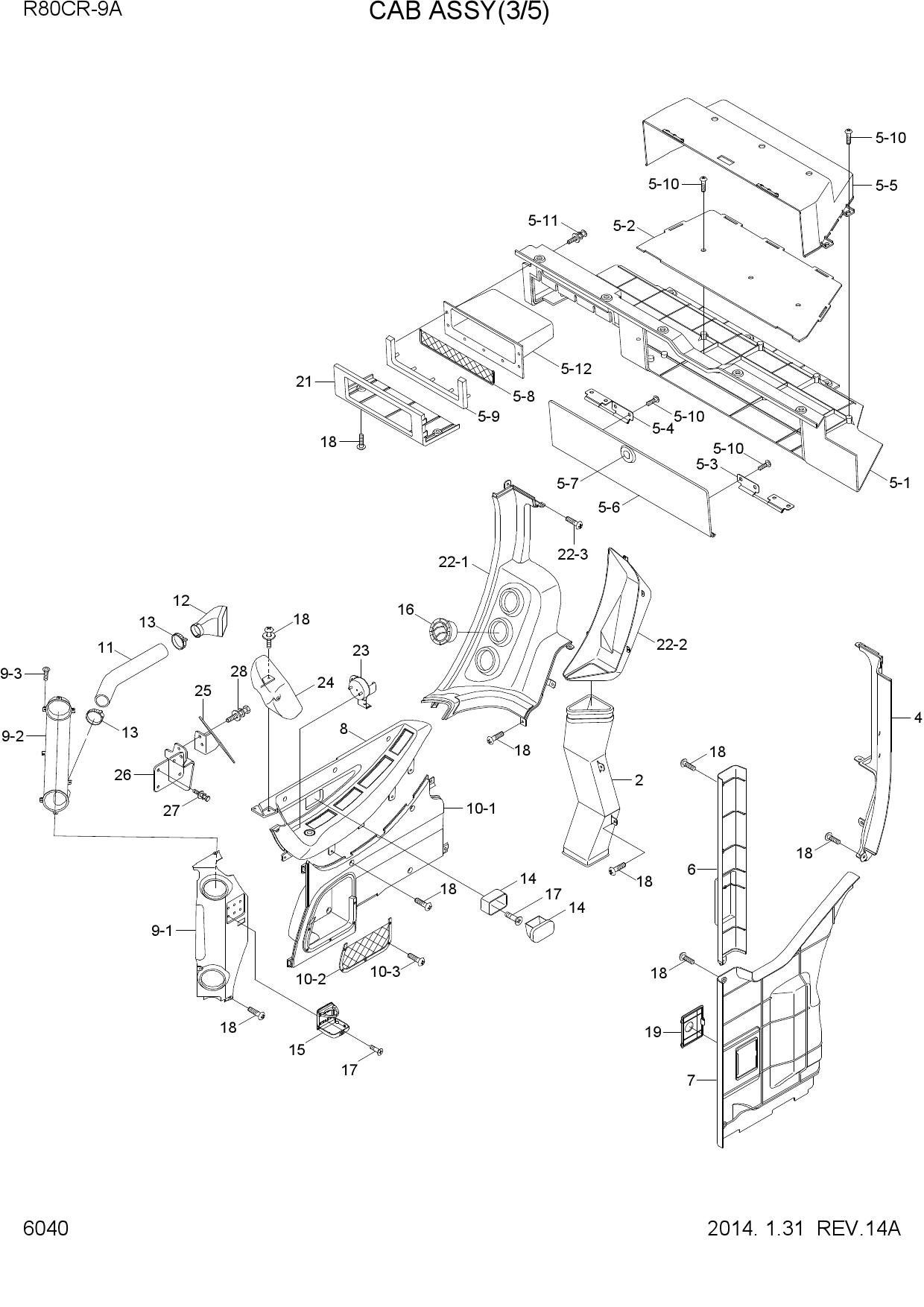 CAB ASSY(3/5)