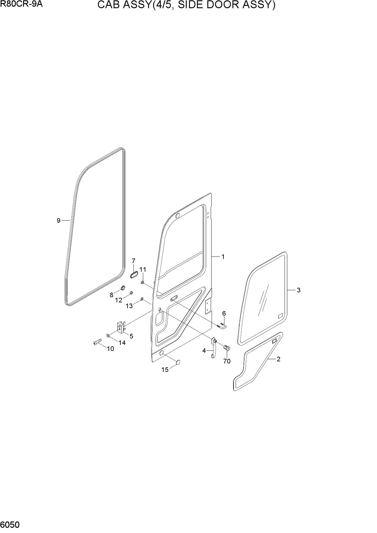 CAB ASSY(4/5, SIDE DOOR ASSY)