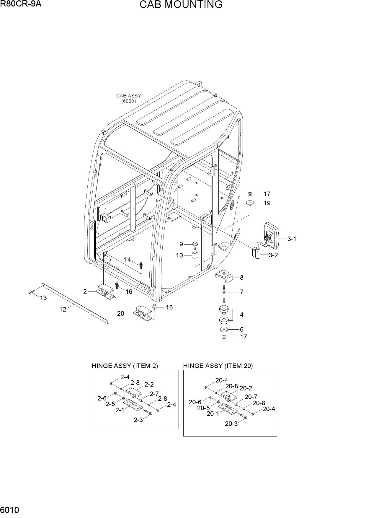 CAB MOUNTING