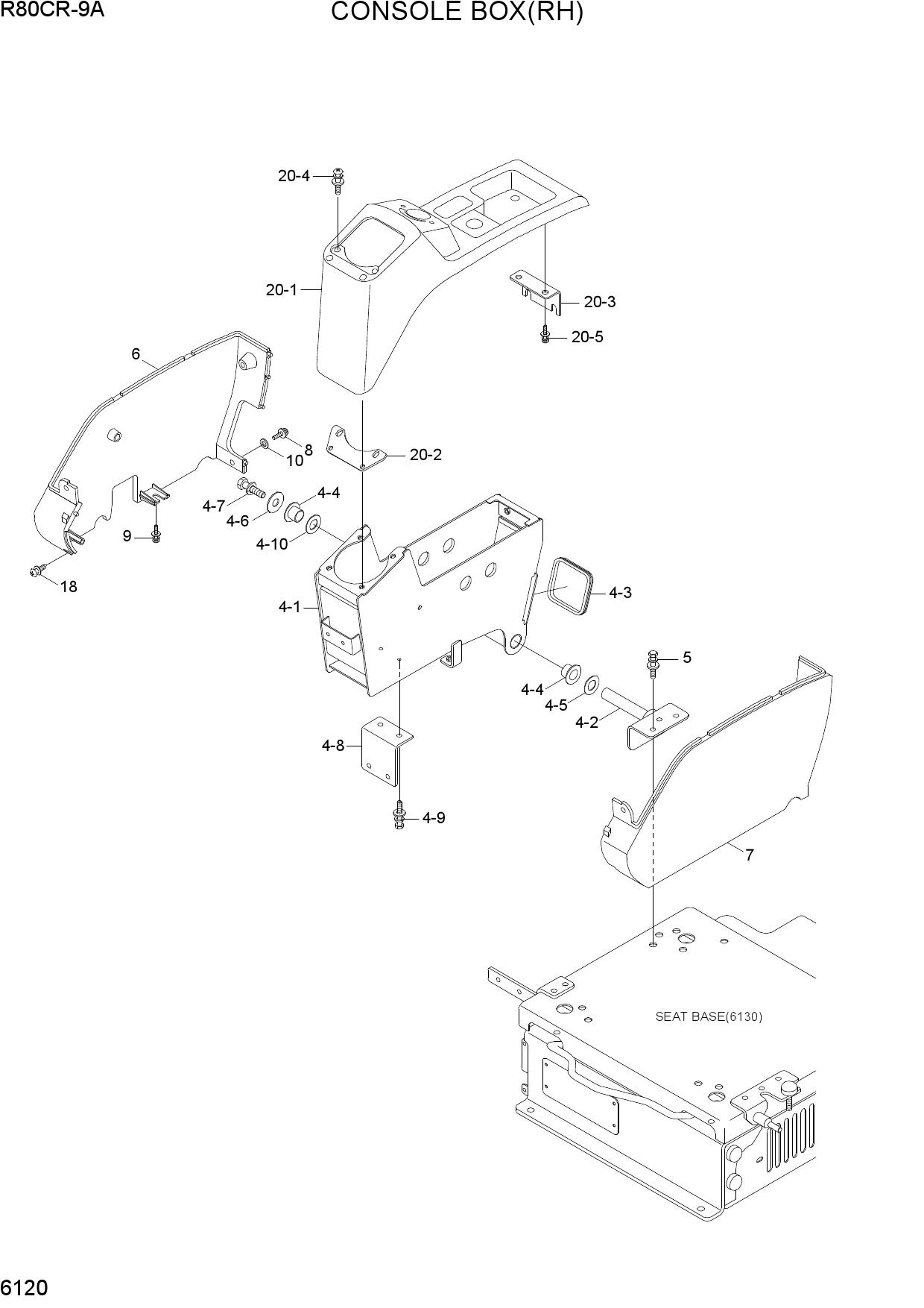 CONSOLE BOX(RH)