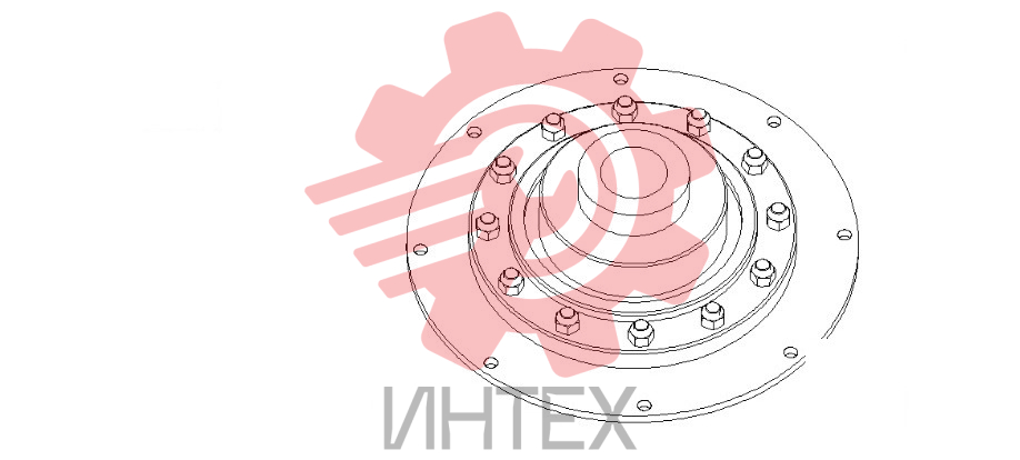 Муфта фланцевая BoWex 100 FLE-PA 06040302-3 21020269