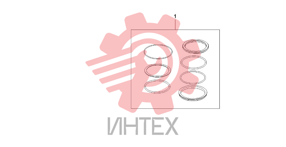 Ремкомплект центрального шарнира 60211869 ZH0642A101-0000