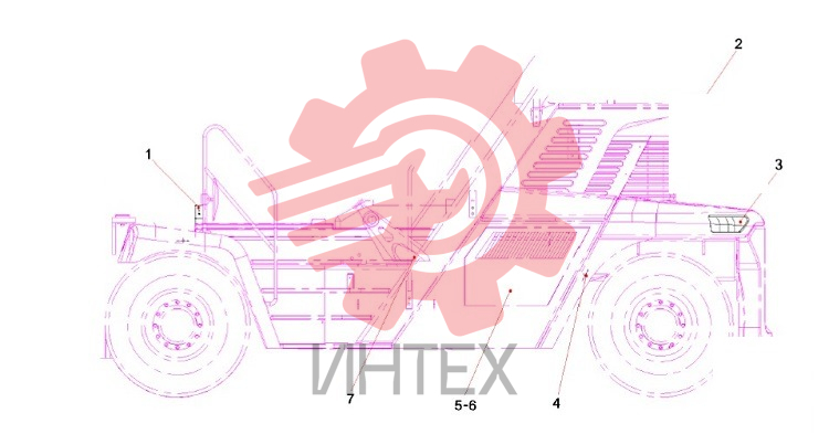 Установка рамы электрическая (часть1) SDCY90K7C II 12936366