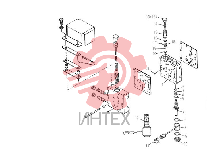 Крышка регулирующего клапана DANA 60135340