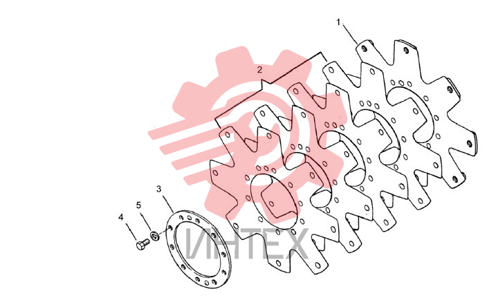 Пластина приводная DANA 60135333