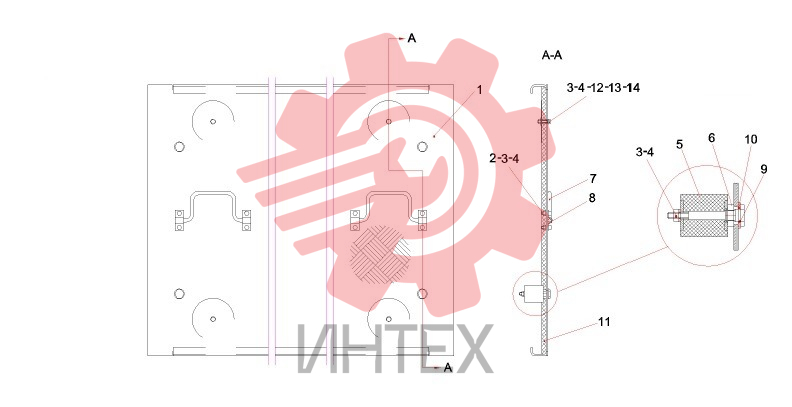Накладка RSC45C.3.4.2 10719146