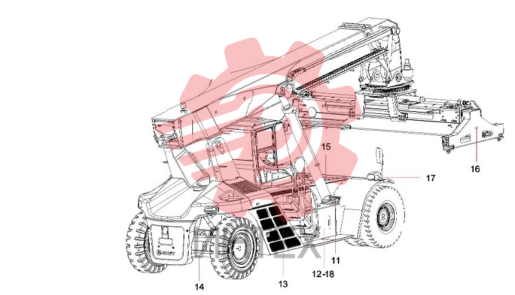 Ричстакер в сборе SRSC45H1 13318338 (часть2)