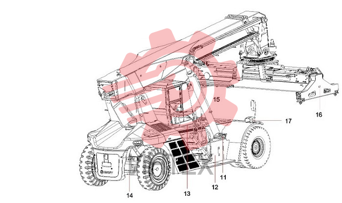 Ричстакер в сборе (часть2) SRSC45H1 13318338