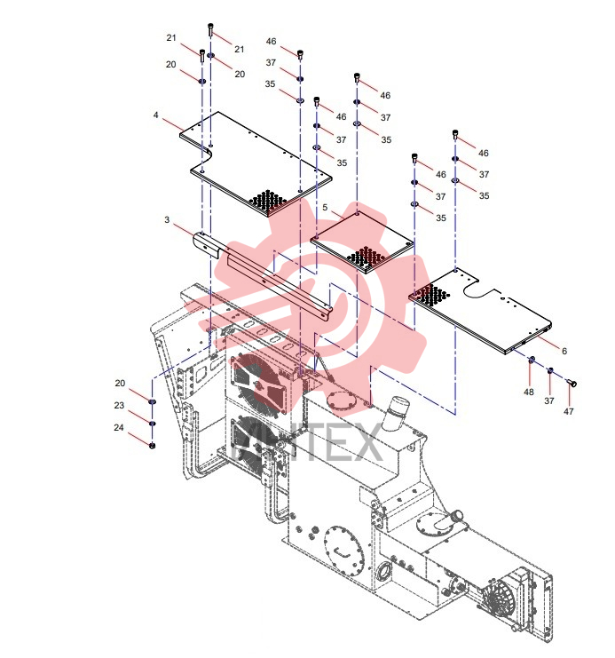 Педаль платформы, кронштейн 14252287