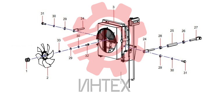 Система охлаждения RSC007719161 (часть 1)