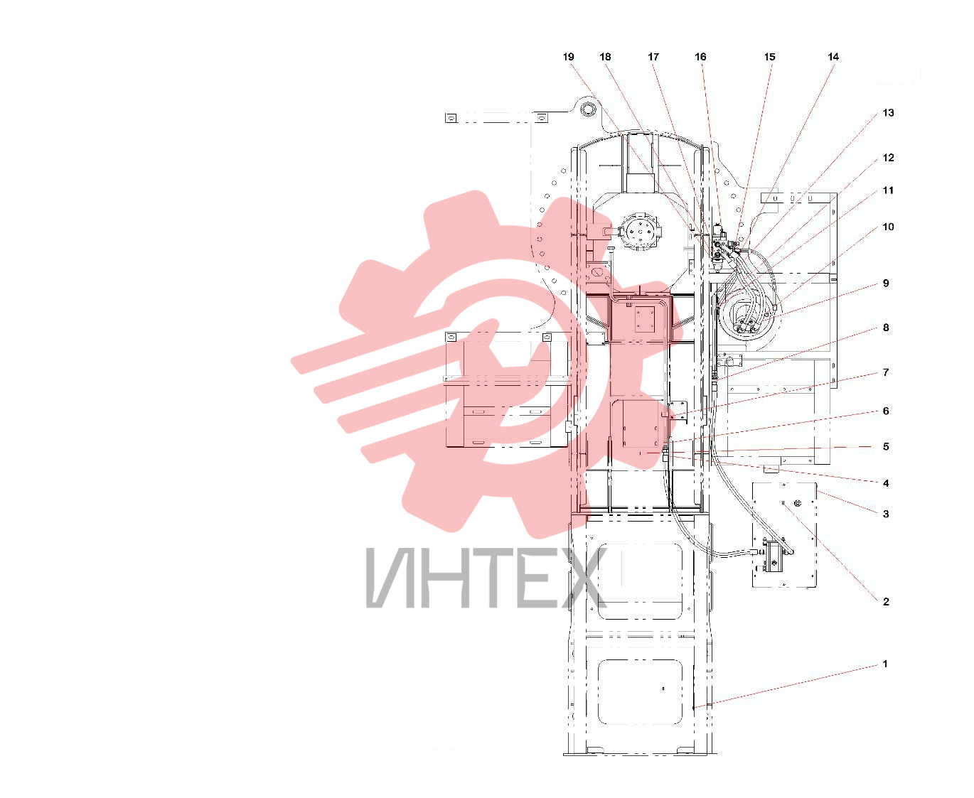 Трубопровод системы кондиционера 12784556