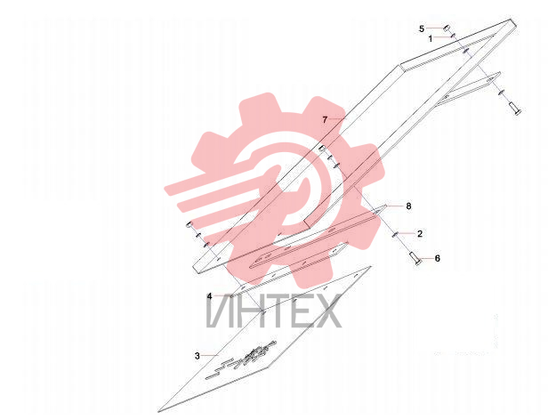 Брызговик задний левый 11201445