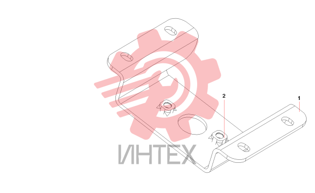 Крепление ручки двери SJC62 II 12331456
