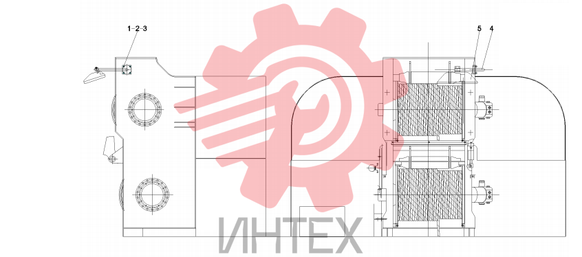 Зеркало заднего вида крана 10123663