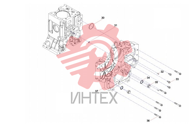 Комплектующие механизма газораспределения WP10.336E53 DHL10Q0078 247kW 60273261