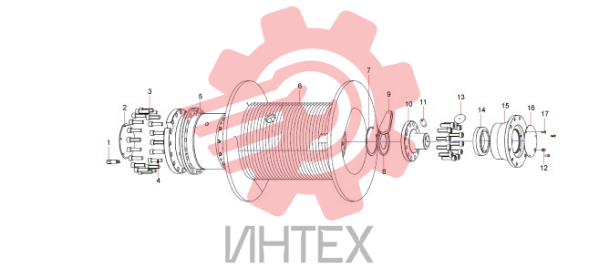Комплектующие подъемного механизма 11602695