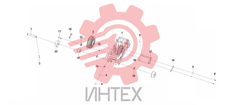 Крепление шкива STC500S-D2.1.6.5 12662169