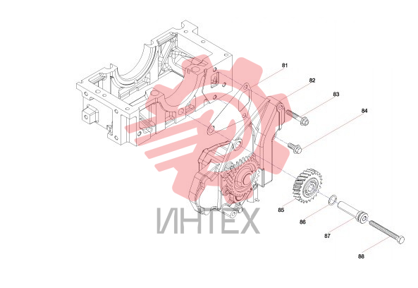 Насос масляный WP10.336E53 DHL10Q0078 247kW 60273261