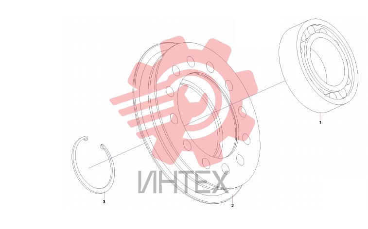 Шкив QY50.1A.6.10 10048659