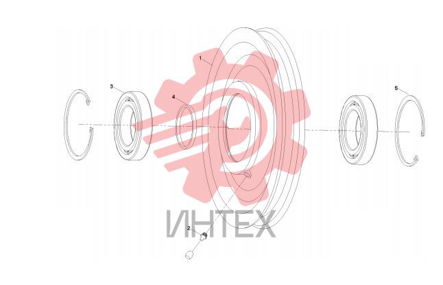 Шкив QY52.1.6 A819700000631