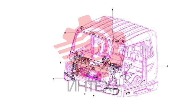 Система электрическая кабины 750S 12446710