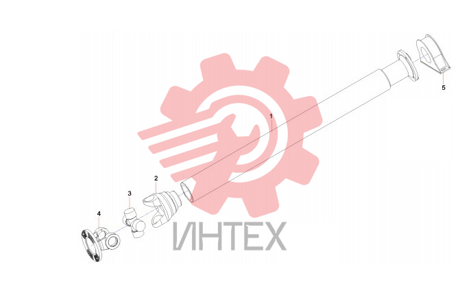 Вал карданный M161-T4B1T3-220Q SY015053 60156675