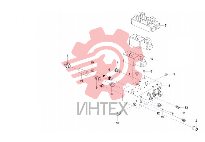 Клапан рулевого управления SYM5463JD3 13368802