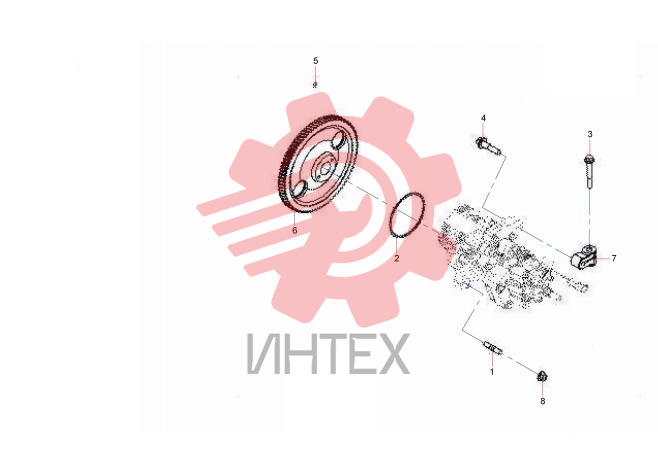 Крепление топливного насоса 60248307