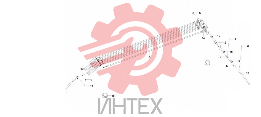 Узел управления ходовой части SYM5453JW.3 12877928