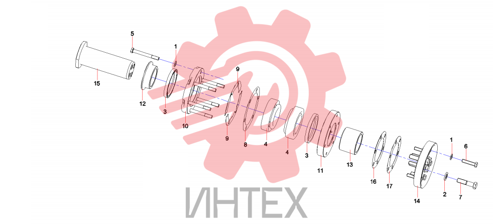 Шарнир нижний соединения SYL958H1.1.4.2a 13340262
