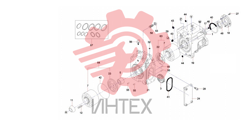 Насос плунжерный 60104951