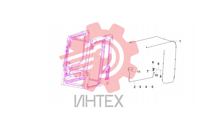 Жгут проводов кабины TJ06.2221.1K.1.1 13036760