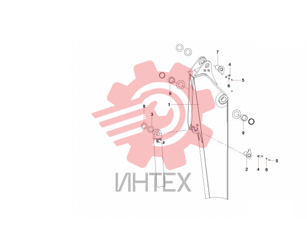 Рукоять стрелы SY135C9I4K.3 13447942