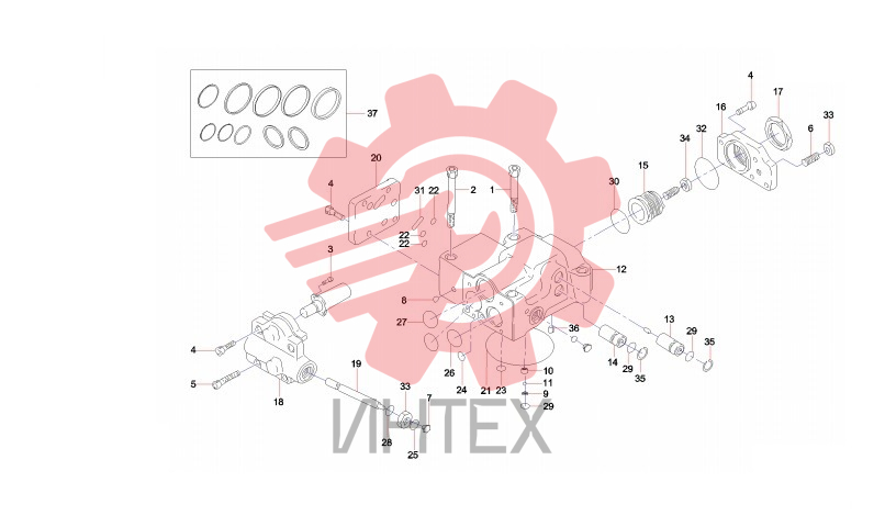 Насос плунжерный с комплектующими B220301000534