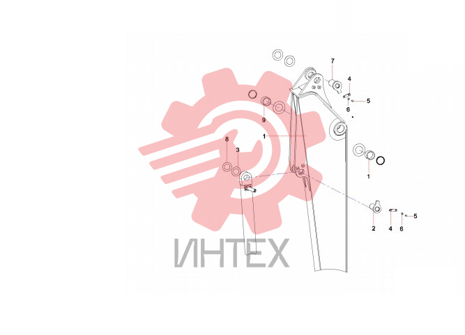 Рукоять стрелы SY155C9I3K.3 13586312