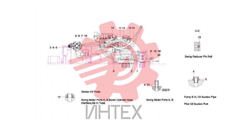 Соединения пилотного трубопровода 12766251