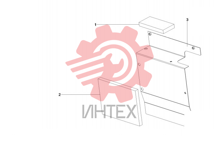 Пластина двигателя правая 11672684