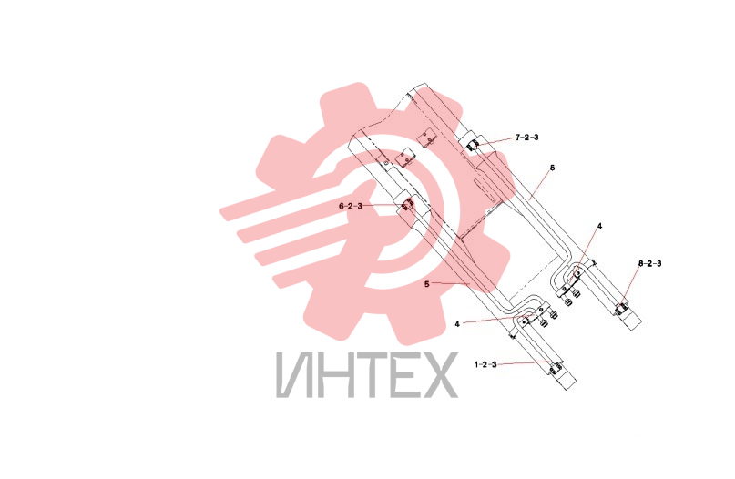 Трубопровод стрелы 13969700