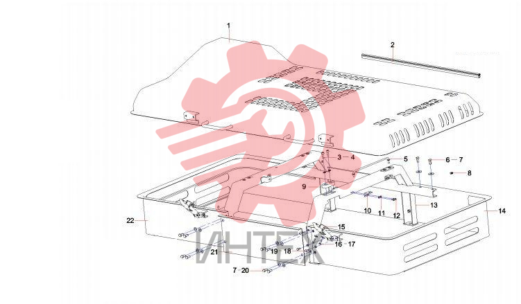 Капот в сборе SY215C9C5KL.1.6.6 13362319