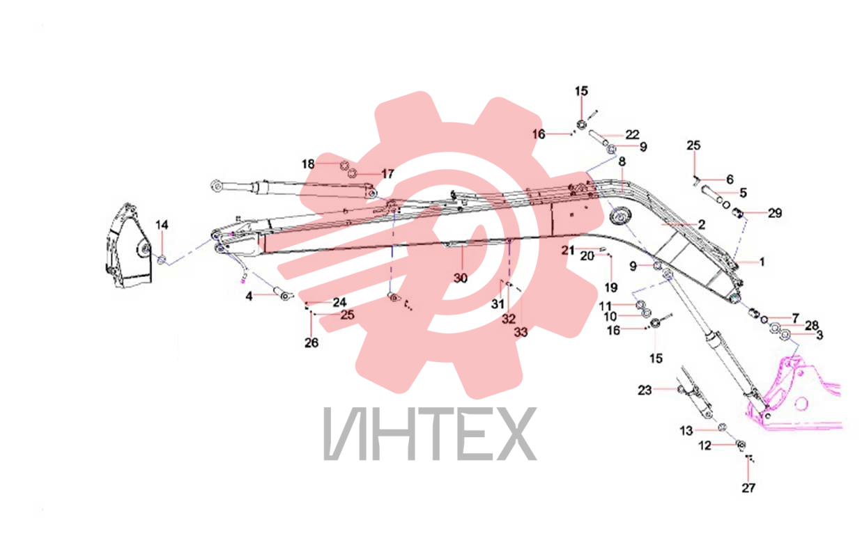 Устройство стрелы 12614902