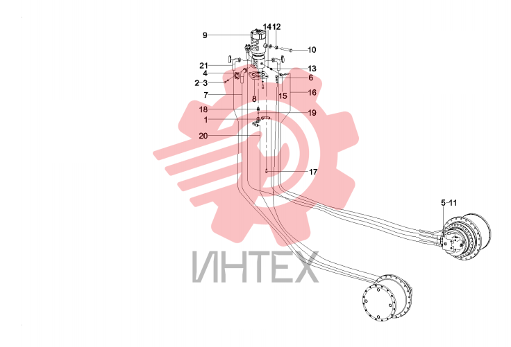 Соединения центрального шарнира 11458935