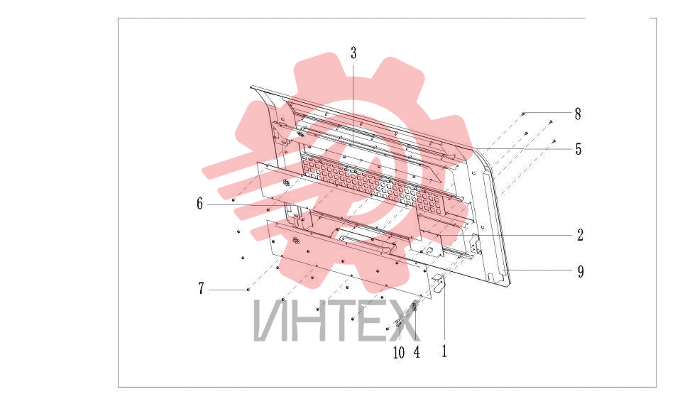 Дверь левая задняя 13524040