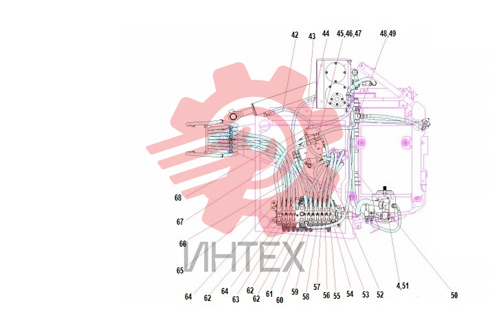 Шланги гидравлических трубопроводов SY26C1Y4LU.1.2 13923507
