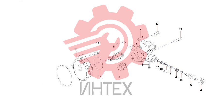 Комплектующие насоса 60155075
